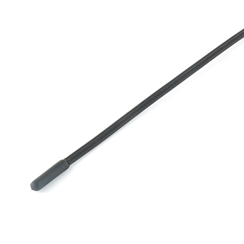 Black cable probe made from TPE. Overmoulded sensing element. Available as NTC, Pt100 and Pt1000