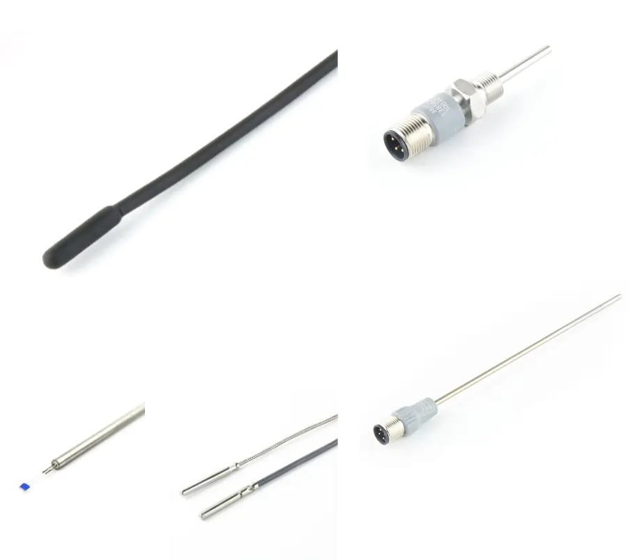 A Pt1000 sensor is a great temperature probe for many industrial applications. The Pt1000 is an RTD and can be used as a 2-wire Pt1000 even with rather long connection cables.